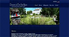 Desktop Screenshot of domaine-port-sainte-marie.com